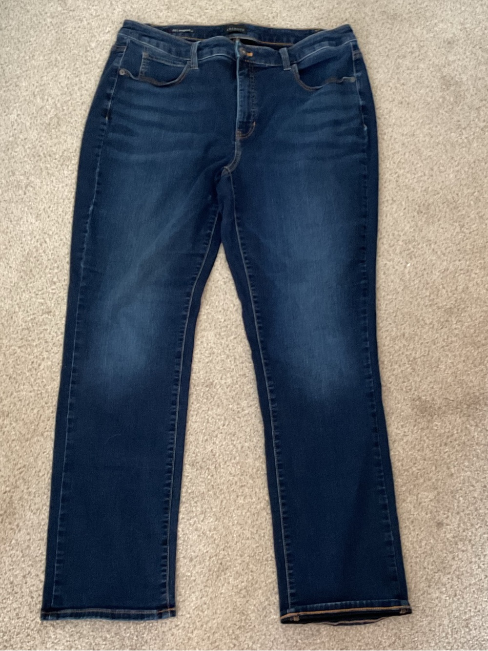 Talbots Dark Blue Straight Leg Women's Jeans
